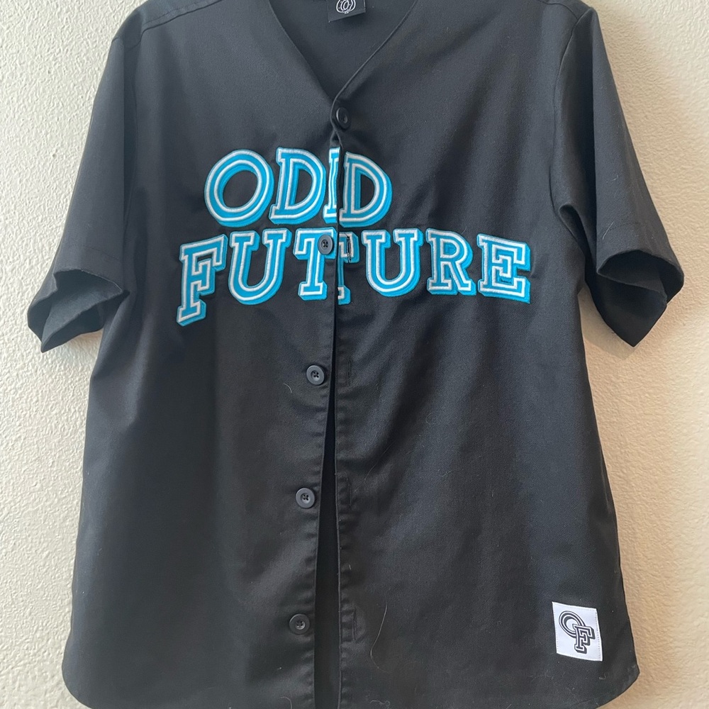 Black Odd Future Button-Up Shirt